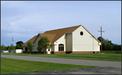 Exterior photo of St. John the Evangelist Catholic Church